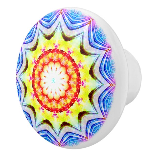 Fantasy Priest Magical Magical Vibranno Mandela Keramikknauf (Rechts)