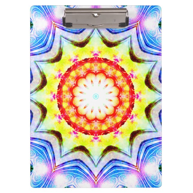 Fantasy Priest Magical Magical Vibranno Mandela Klemmbrett (Vorderseite)