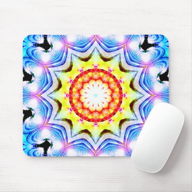 Fantasy Priest Magical Magical Vibranno Mandela Mousepad (Mit Mouse)