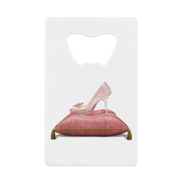 Fantasy Princess Glass Slipper Aschenputtel Geldbeutel Flaschenöffner (Vorderseite)