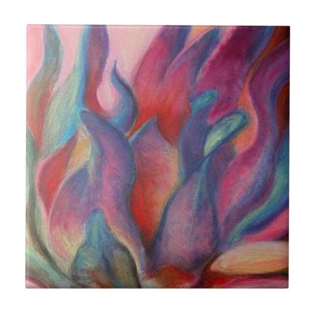 Fantasy Protea Fliese (Vorderseite)