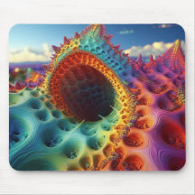 Fantasy Psychedelic Snakehole auf einem desolaten 