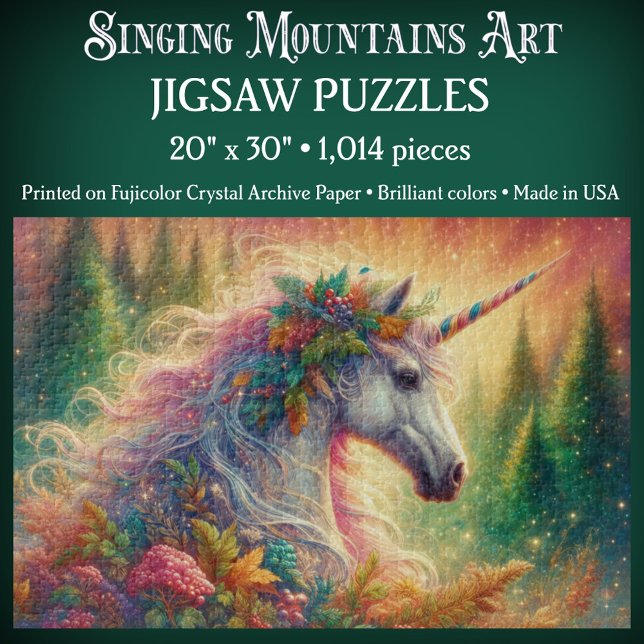 Fantasy Rainbow Dreamy Unicorn Puzzle (Von Creator hochgeladen)