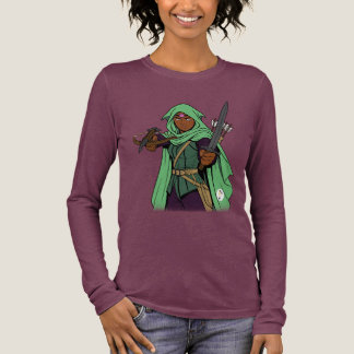 Fantasy Ranger – grüner Umhang-Abenteurer-Kunst Tri-Blend Shirt