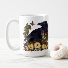 Fantasy Raven Fee Art Kaffeetasse