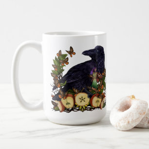 Fantasy Raven Fee Art Kaffeetasse