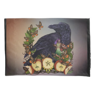 Fantasy Raven Fee Art Kissenbezug