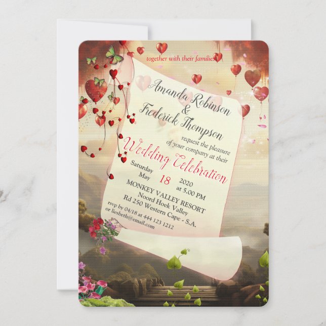 Fantasy Realms of Magic Scenerics Designs Einladun Einladung (Vorderseite)