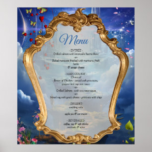 Fantasy Realms of Magic Scenerics Designs Poster