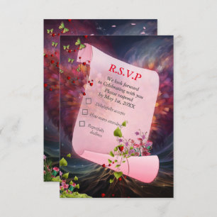 Fantasy Realms of Magic Scenerics Designs RSVP Karte