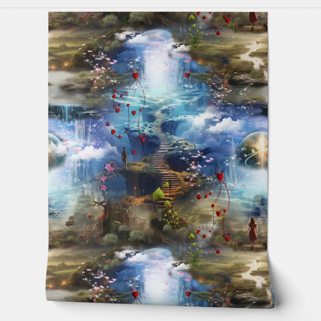 Fantasy Realms of Magic Scenerics Designs Tapete (Abrollen)