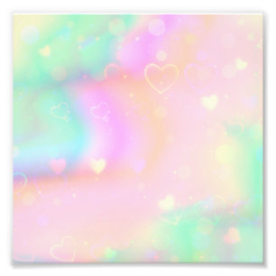 Fantasy Regenbogen Hintergrund. Vektorbild Fotodruck