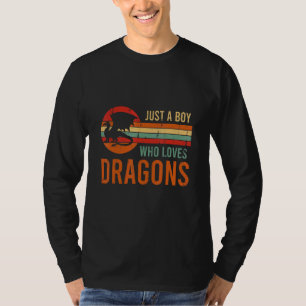 Fantasy Retro Gaming Rollenspiel Nur ein Junge, de T-Shirt