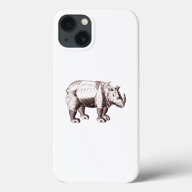 Fantasy Rhino Nach Albrecht Durer Case-Mate iPhone Hülle (Rückseite)