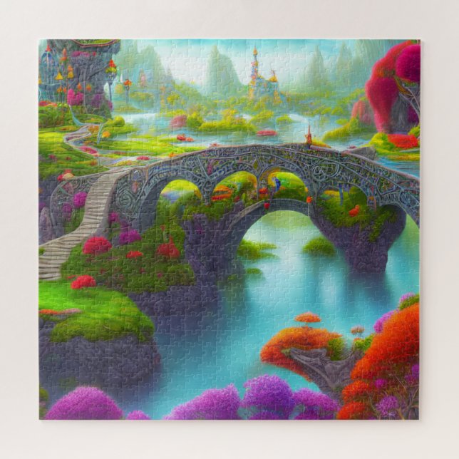 Fantasy River Gardens Puzzle (Horizontal)