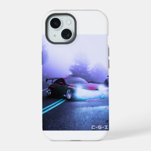 Fantasy Roadside Sportwagen auf dem iPhone15 Case- iPhone 15 Hülle