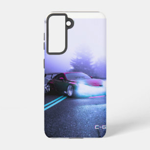 Fantasy Roadside Sportwagen auf Galaxys21 Case-Mat Samsung Galaxy Hülle