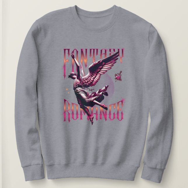 Fantasy Romance Angel Book Club Sweatshirt (Design vorne)