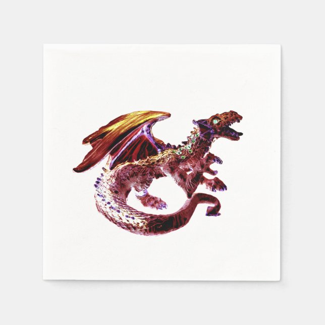 Fantasy Ruby Red Dragon x 50 Serviette (Vorderseite)