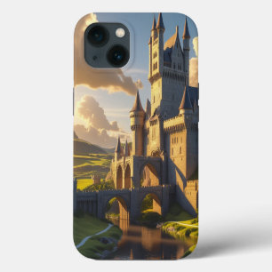 Fantasy-Schloss-iPhone-Hülle - mittelalterliche Ku iPhone 13 Hülle