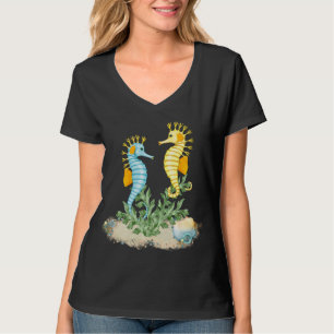 Fantasy Seepferd und Bling T-Shirt