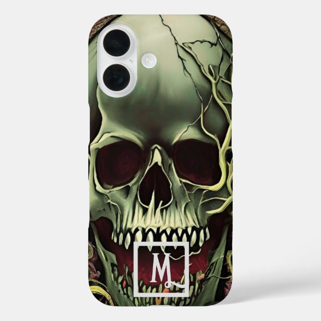 Fantasy Skull Case-Mate iPhone Hülle (Rückseite)