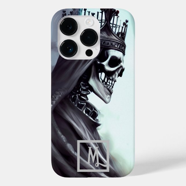 Fantasy Skull King Case-Mate iPhone Hülle (Rückseite)