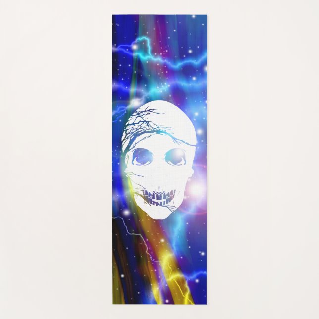 Fantasy Skull Yogamatte (Vorderseite)