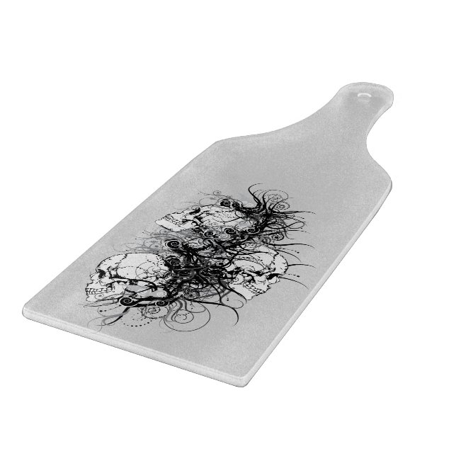 Fantasy Skulls Schneidebrett (Ecke)