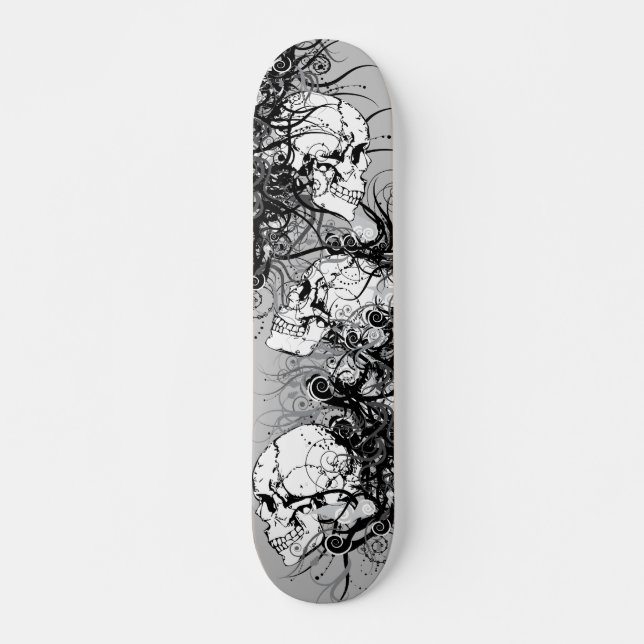 Fantasy Skulls Skateboard (Vorne)