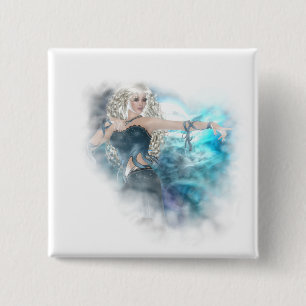 Fantasy Sky Siren Vignette Button