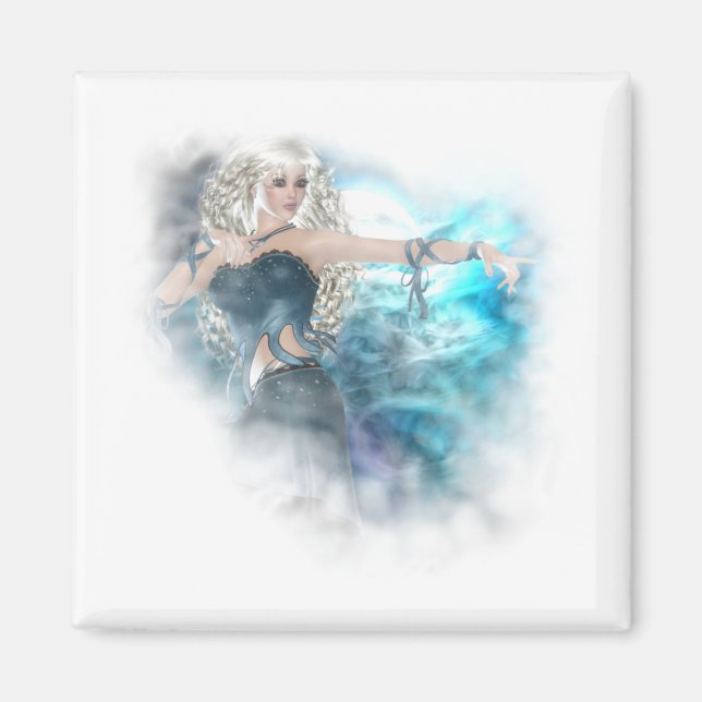 Fantasy Sky Siren Vignette Magnet (Vorne)