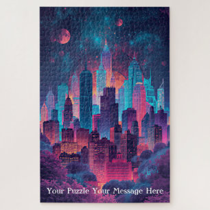 Fantasy-Skyline-Wolkenkratzer Puzzle