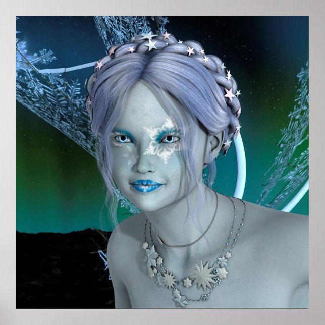 Fantasy Snow Fairy Poster (Vorne)