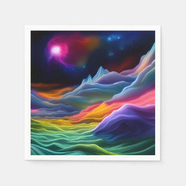 Fantasy Space Escape Serviette