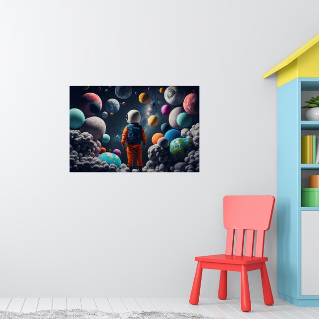 Fantasy Space Kid Poster (Kinderzimmer 1)