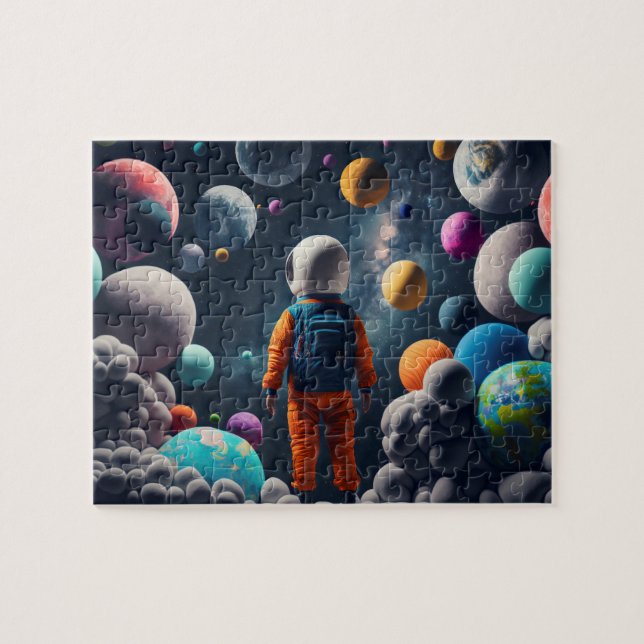 Fantasy Space Kid Puzzle (Horizontal)