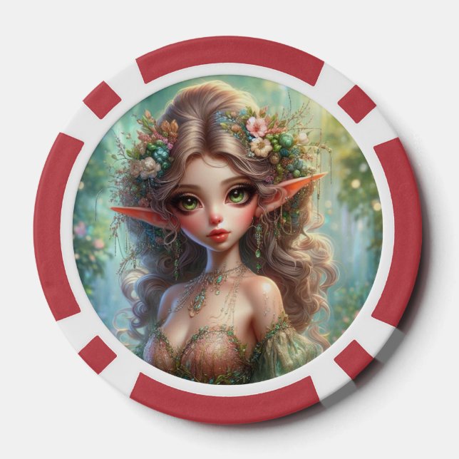 Fantasy-Spielkarten Poker Chips (Rückseite)
