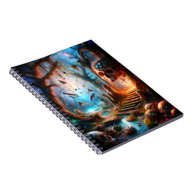 Fantasy-Spiral-Foto-Notizbuch Notizblock (Rechte Seite)