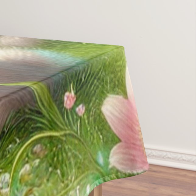 Fantasy Spring Bunny Garden Tischdecke (Beispiel)