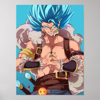 Fantasy SSJ Blue Gogeta Poster