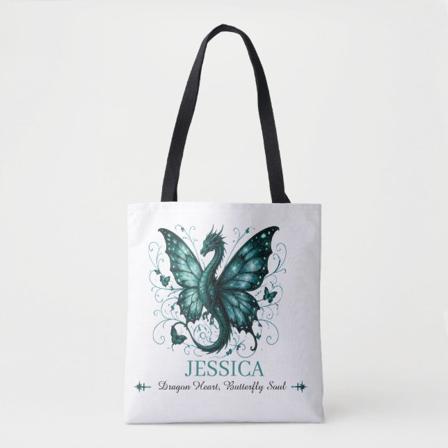 Fantasy-Stadiontasche mit individuellem Namen (Vorderseite)