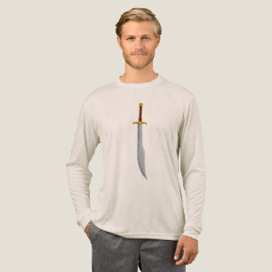 Fantasy-Stahl-Dolch-Illustration Tri-Blend Shirt