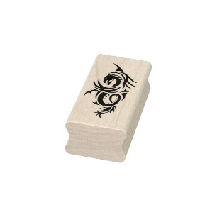 Fantasy Stamm Dragon Art Briefmarke Gummistempel