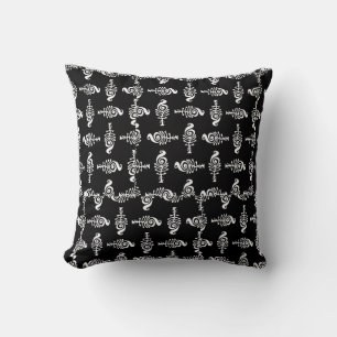 Fantasy-Stammes-Symbol-Motiv-Hintergrundmuster Kissen