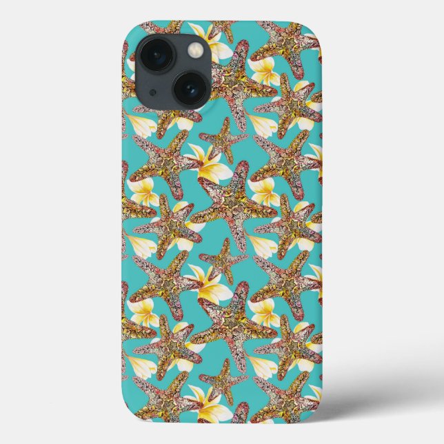 Fantasy Starfish Muster Case-Mate iPhone Hülle (Rückseite)