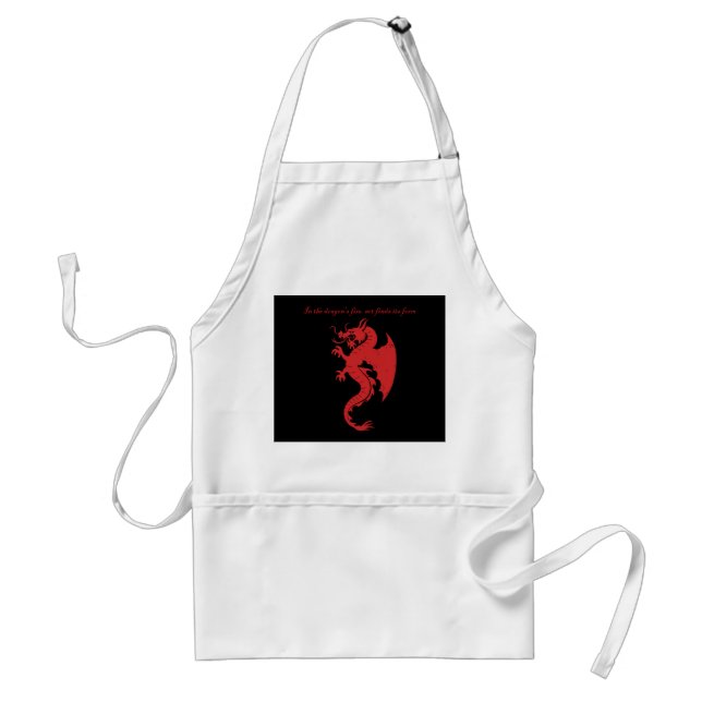 Fantasy Stroke Dragon Art Merchandise Schürze (Vorne)