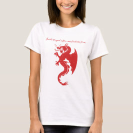 Fantasy Stroke Dragon Art Merchandise T-Shirt