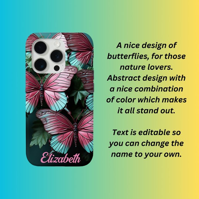 Fantasy Style Schmetterfliegen Case-Mate iPhone Hülle (Von Creator hochgeladen)