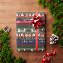 Fantasy Style Ugater Muster Wrapping Paper